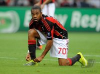 Fussball Champions League  Saison 2010/2011:  Robinho (AC Mailand) , ENTT&acirc;&not;USCHT, ENTTAEUSCHT, ENTTAEUSCHUNG, ENTT&acirc;&not;USCHUNG, FRUST, FRUSTRIERT, PESSIMISTISCH, EMOTION, EMOTIONEN, NEGATIV, NEGATIVE EMOTIONEN, NEGATIVE EMOTION, NACHDENKLICH, ERNST