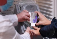 Corona-Impfstoff im Impfzentrum Paul Horn Arena Tuebingen