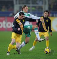 Fussball DFB Pokal  Achtelfinale 08/09   Borussia Dortmund - Werder Bremen