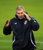 Fussball 3. Bundesliga : Trainer Dietmar Demuth (SV Babelsberg 03)