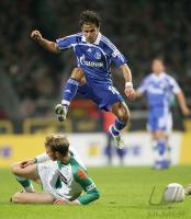 Fussball, 1. Bundesliga: Bremen - Schalke