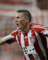 Fussball 1. Bundesliga Saison 2010/2011 JUBEL SCHWEINSTEIGER (FC Bayern Muenchen)