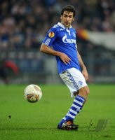 Fussball: Europa League, Saison 2011/2012, Viertelfinale Hinspiel: Raul (FC Schalke 04)