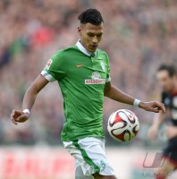 Fussball, 1. Bundesliga  Saison 2014/2015: Werder Bremen - Bayer 04 Leverkusen