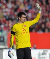 Fussball 1. Bundesliga :  Torwart Raphael Schaefer (1 FC Nuernberg)