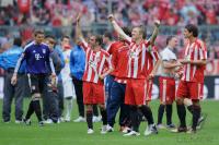 Fussball 1. Bundesliga : JUBEL  FC Bayern Muenchen