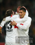 FUSSBALL 1. Bundesliga JUBEL  VfB Stuttgart
