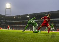 Fussball, 1. Bundesliga  Saison 2013/2014: SV Werder Bremen - Bayer 04 Leverkusen