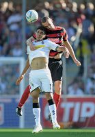 Fussball 1. Bundesliga  Saison 2011/2012:  SC Freiburg - Borussia Moenchengladbach