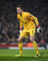 FUSSBALL INTERNATIONAL CHL ACHTELFINALE 12/13: Torwart Wojciech Szczesny (Arsenal)