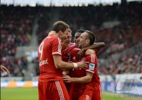 Fussball  1. Bundesliga  13/14: TSG 1899 Hoffenheim - FC Bayern Muenchen