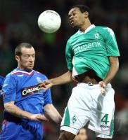 Fussball UEEA CUP ACHTELFINALE: Bremen - Glasgow
