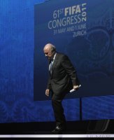 FUSSBALL INTERNATIONAL:   61. FIFA  Kongress in Zuerich 2011 FIFA Praesident  Blatter (SUI)