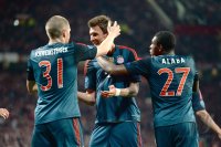 Fussball International CHL Saison 13/14: Manchester United FC - FC Bayern Muenchen