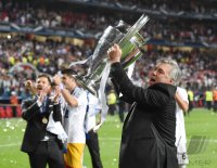 Fussball Champions League Finale 2014: Trainer Carlo Ancelotti (Real Madrid)