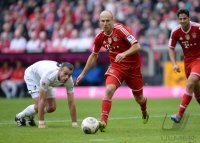 Fussball  1. Bundesliga  13/14: JUBEL Xherdan Shaqiri (FC Bayern Muenchen)