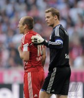 Fussball 1. Bundesliga 10/11 :  FC Bayern Muenchen - FC Schalke 04