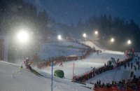 Ski Alpin  Herren  Slalom  Kitzbuehel 2014; Nachtslalom Ganslernhang