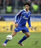 Fussball 1. Bundesliga: Schalke, KOBIASHVILI Einzelaktion