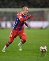 Fussball, 1. Bundesliga  Saison 2014/2015: VfL Wolfsburg - FC Bayern Muenchen