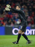 Fussball International WM Quali 2014:  Torwart Samir Handanovic (Slowenien)