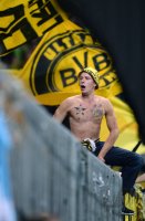Fussball DFB Pokal 2. Runde 13/14 : Ultra Fan (Borussia Dortmund)