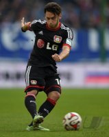 Fussball, 1. Bundesliga  Saison 2014/2015: Hamburger SV - Bayer 04 Leverkusen