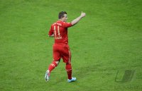 FUSSBALL  1. BUNDESLIGA  Saison 2012/2013: JUBEL Xherdan Shaqiri (FC Bayern Muenchen)