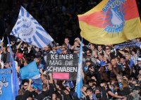 Fussball 1. Bundesliga  Saison 2011/2012 :  Fans  TSG 1899 Hoffenheim Anti VfB Stuttgart / Schwaben