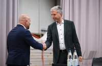 Streitgespraech OB Boris Palmer und AfD Landesvorsitzender Markus Frohnmaier in Tuebingen