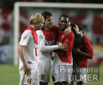 FUSSBALL CHL   JUBEL AS  Monaco 3-1 Real Madrid
