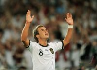Fussball International  Testspiel:  JUBEL Mario GOETZE (Deutschland)