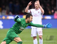 FUSSBALL SERIE A 2017/2018: JUBEL Torwart Alberto Brignoli (Benevento Calcio)