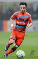 Fussball Champions League  Saison 2011/2012: Mathieu Valbuena  (Olympique Marseille)