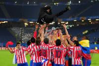 FUSSBALL, EUROPA LEAGUE FINALE : Atletico Madrid - FC Fulham