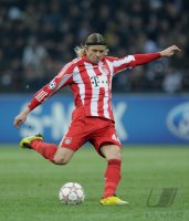 Fussball CHL  Saison 2010/2011:   Anatoliy Tymoshchuk(FC Bayern Muenchen)
