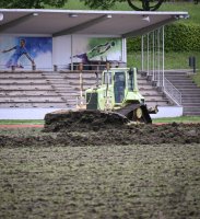 Fussball International EURO 2024: Hermann-Saam-Stadion bekommt einen neuen Rasen