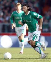 Fussball 1. Bundesliga: Bremen, FRINGS Einzelaktion