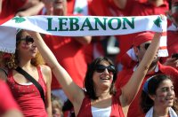 Fussball International WM Qualifikation 2014: Libanon Fans