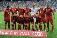 Fussball International Audi Cup 2011:  Mannschaftsbild FC Bayern Muenchen
