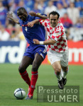 Fussball INTERNATIONAL  EURO 2004  Kroatien-Frankreich im Stadion Dr. Magalhaes Pessoa in Leiria
