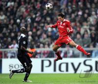 FUSSBALL  International CHL 09/10  FC Bayern  Muenchen - Girondins Bordeaux