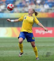 FUSSBALL  Olympia 2008   Vorrunde  Frauen   Schweden - Argentinien