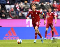 Fussball 1. Bundesliga Saison 21/22: FC Bayern Muenchen - Bayer 04 Leverkusen