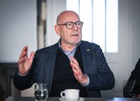 Buendnis 90 / Die Gruenen, Wahlkampf Landtagswahl Baden - Wuerttemberg, Verkehrsminister Winfried Hermann