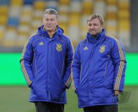 Fussball Trainer Oleg Blochin (Ukraine)