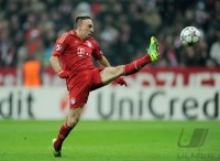 Fussball CHL  Saison 2011/2012:  Franck Ribery (FC Bayern Muenchen)