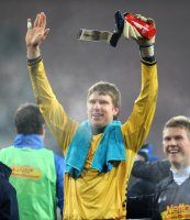 2. Fussball Bundesliga : Jubel Andreas Luthe (VfL Bochum)