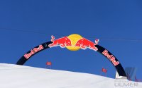 Ski Alpin  Herren  Abfahrt  Kitzbuehel 2013; Red Bull Bogen
