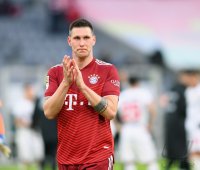 Fussball 1. Bundesliga Saison 21/22: FC Bayern Muenchen - Bayer 04 Leverkusen
